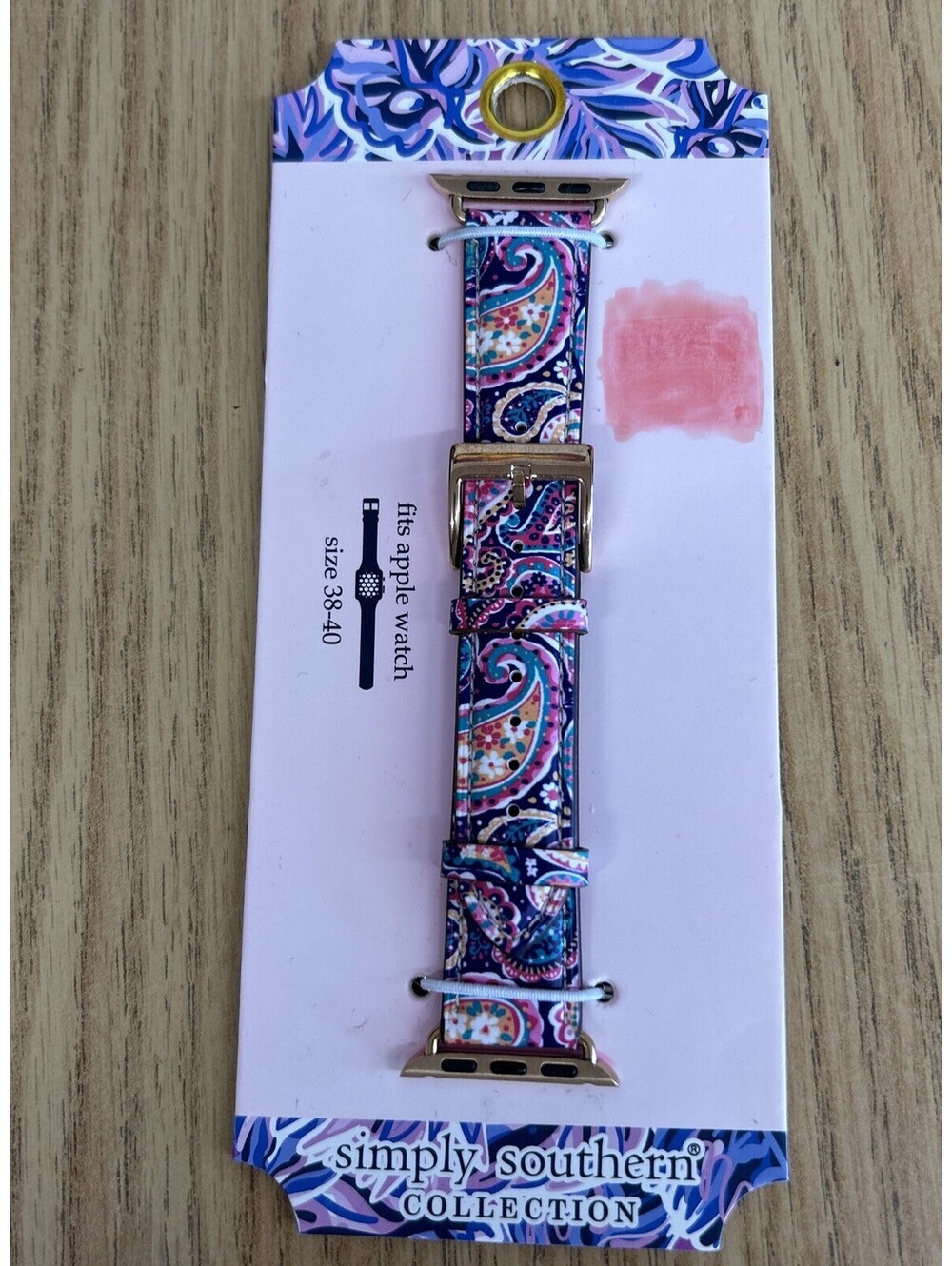 Simply Southern Collection Watch Band Paisley Pattern. Fits 38-40 New  with tag
